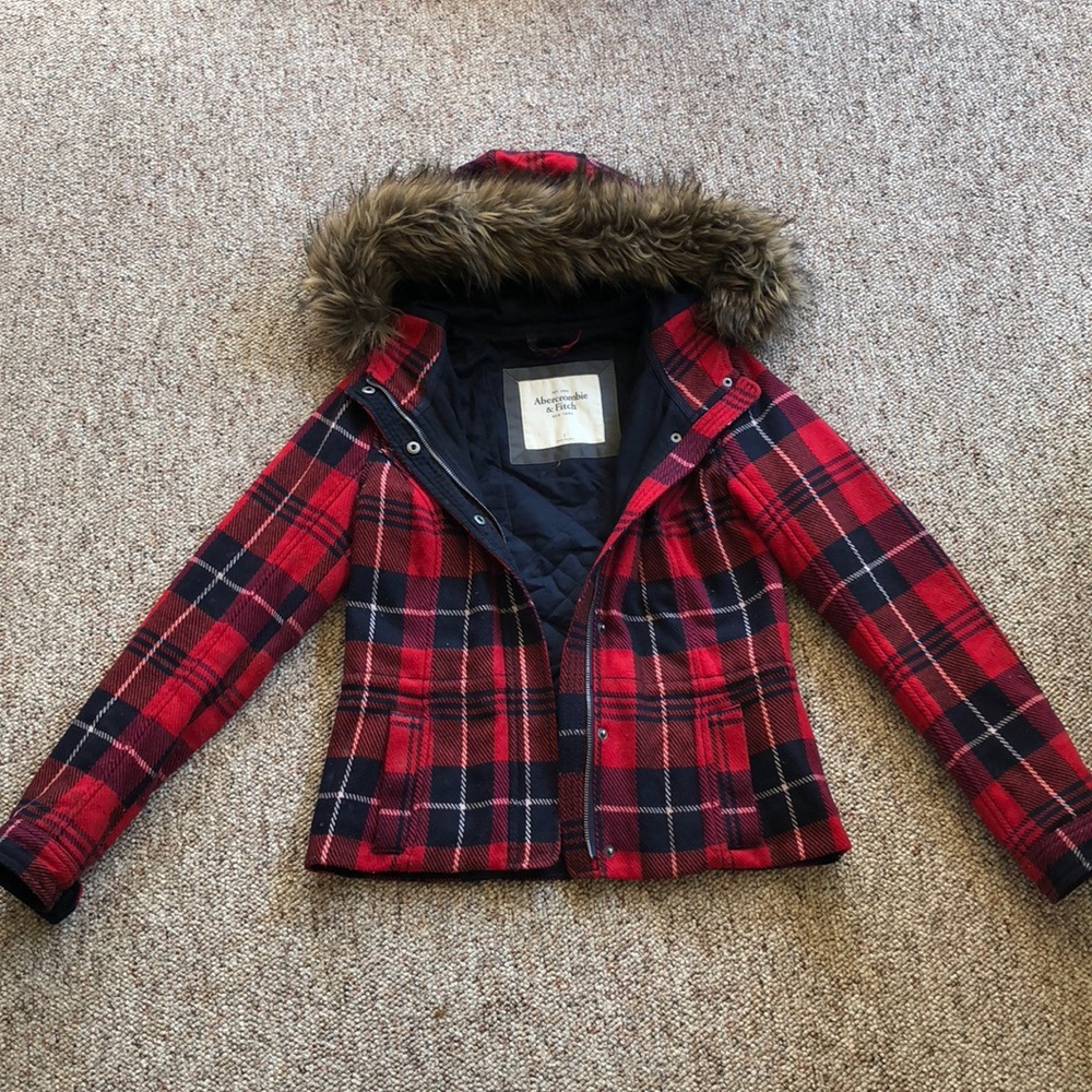 Abercrombie & Fitch Plaid Jacket